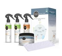 MB Stone Care Sample Kit - MB-11 Etch Remover for Light to Medium Etches, GT-1 Green Thing Multi-Surface Cleaner, MB-24 Barrier Sealer, Finito Ultimate Finishing Spray, Microfiber Towels