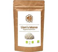 MB Superfoods - Organic Lion’s Mane Mushroom Powder - Vegan Pure Mushroom Extract - Great for Cognitive Function, Immune Support - Brain Supplements for Memory & Focus - 100 g
