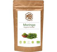 MB Superfoods Organic Moringa Powder - 100% Pure, Non-GMO Moringa Oleifera Leaf Powder - Premium Quality Vegan Superfood Supplement-200g
