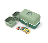 MB Tresor adaptable children's Bento with 3 compartments Green 800 ml
