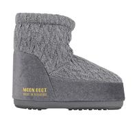 MB X GIR Icon Low Nolance Knit - female - Moon Boot - Winter Boots - Gray - 6 UK - Shoes 6 UK