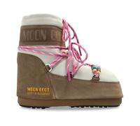 MB X GIR Icon LOW Suede Beads - unisex - Moon Boot - Kids Boots - Brown - 36 EU - Kids 36 EU
