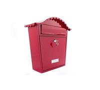 MB01R Red Classic Wall Mounted Galvanised Steel Lockable
