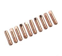 MB15 15AK M6 Welding Tips for MIG MAG Torch - 10-Pack Copper Nozzles, Heat & Wear Resistant, Precise Fit for MB15AK Welding Torches(1.0mm)