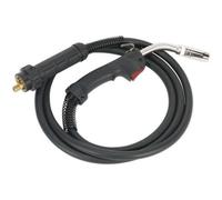 MB25 MIG Torch with Euro Connector - 4m Heat Proof Cable - Contoured Grip