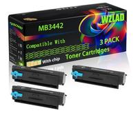 MB3442 Compatible for Lexmark Toner Cartridges with Chip B3340 dw B3442 dw MB3400 Series MB3442 adw MB 3442 Printers (3 Pack Black)