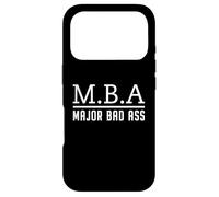MBA Major Bad Ass Funny Graduation 2026 Graduate Men Case for iPhone 17 Pro