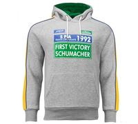 MBA Sport Michael Schumacher Hoodie First GP Victory 1992, gray, L