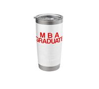 MBA Student Business Degree Graduation Stainless Steel Insulated Tumbler