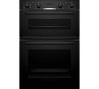 MBA533BB3B Series 4 Built-In Double Oven with 3d Hot Air - Black