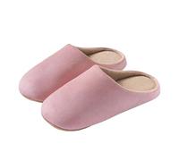 MBACODAI Indoor Floor Unisex Slippers for Autumn and Winter Lightweight, Comfortable, Relax and de-stress Household Shoes for Bedroom(Pink,4 UK)