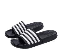 MBACODAI Men's versatile summer outerwear flip-flops with anti-slip and anti-odor soft sole, comfortable and suitable for outdoor use. Cool outdoor flip-flops.(BZ-2501Black,8UK)