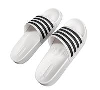 MBACODAI Men's versatile summer outerwear flip-flops with anti-slip and anti-odor soft sole, comfortable and suitable for outdoor use. Cool outdoor flip-flops.(BZ-2501White,9.5 UK)