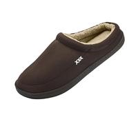 MBACODAI Winter Men's Cotton Slippers Bedroom Thickening Sandals Shoes For Men Fashion Flat Casual Shoes Men Soft Soles Big Size 50(Coffee,9.5 UK)