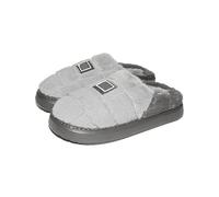 MBACODAI Women's Winter Fuzzy Cotton Shoes Indoor Non-slip Keep Warm Flats Slippers Fashion Lady Cozy Soft Casual Houes Slippers(grey,7.5-8 UK)