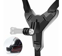 MBAFIT Helmet Chin Mount, Motorcycle Chin Strap Mount for GoPro Hero 11 10 9 8 DJI OSMO Action SJCAM YI and Other Action Cam (Black)