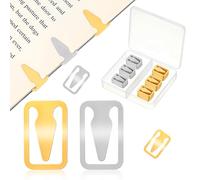 MBAIYO 150 Pieces Book Darts Bookmarks, Mini Thin Page Marker Clips for Reading Annotation Mixed Book Line Markers for Books Lovers Reading Books Lovers Index Clips File