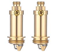 MBAIYO 2 Pcs Replacement Sink Basin Clicker, Bath Pop Up Bolt Drain Stopper Click Clack Plug Bolt Spring Brass Push Spring Plug for Most Sink Tub Basin Drain