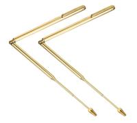 MBAIYO 2Pcs Dowsing Rods, Retractable Stainless Steel Divining Rods Portable Pen Shape L Rod for Ghost Hunting Water Gold Energy Detection Paranormal Investigation