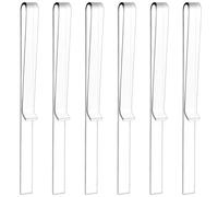 MBAIYO 6 Pcs Music Stand Clips, Clear Acrylic Piano Book Holder Page Clips for Musicians Sheet Music Stand Accessories for Reading Outdoor Performances
