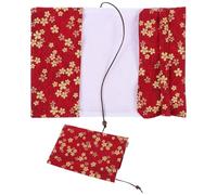 MBAIYO Book Covers for Paperbacks,Book Cover Protector Adjustable Fabric Fit A5 Size 5.5x8.2 Inch Paperbacks for Hardcover Softcover Novels Protection