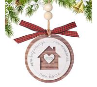 MBAIYO Housewarming Gifts for New House, 2025 New Home Ornament for Women Couple Homeowners - First Home Christmas Ornament & Keepsake Gift