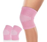 MBAIYO Kids Knee Brace Sleeve, 1 Pair Pink Youth Knee Compression Sleeve Breathable Children Knees Support Pad Elastic Soft Knees Protectors for Boys Girls Basketball Volleyball Football Running(M)