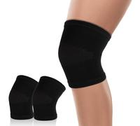 MBAIYO Kids Knee Brace Sleeve, 1 Pair Youth Knee Compression Sleeve Breathable Children Knees Support Pad Elastic Soft Knees Protectors for Kid Boys Girls Basketball Volleyball Football Running(L)