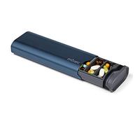 mbarc XL 7 Day Weekly Pill Organizer - Extra Large Capacity Pill Box - Premium Pillcase (XL, Matte Blue)
