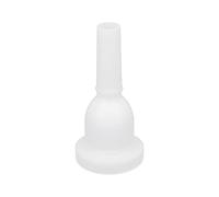 MBAT Trombone Mouthpiece for Tenor Horn, High Gloss White ABS, Pure Sound, Standard Fit, Easy to Carry, Material, Machine Polished, Simple and Exquisite