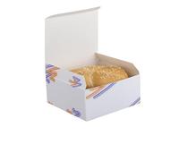 mbb SUPA SNAX MEAL FOOD TRAYS - FAST FOOD TAKEAWAY BOXES - CHIPS HOT DOG CHICKEN (Square Food Box, 30)