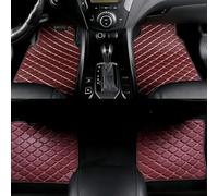 MBBROS 4 PCS Car Floor Mats for Range Rover Sport (L494) 2014 2015 2016 2017 2018-2021, Leather Auto Carpet All Weather Waterproof Non-Slip Carpet Floor Matts Interior Accessories,E Win Red