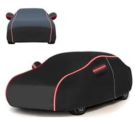MBBROS Car Cover for Bentley Continental GT Speed 2007 2008 2009 2010 2011, Waterproof Four Seasons Protection UV-proof Breathable Oxford Cloth Full Car Cover Outdoor Car Tarpaulin,A-Red