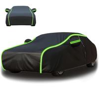 MBBROS Car Cover for BMW M5 Touring G99 2024 2025+, Waterproof Four Seasons Protection UV-proof Breathable Oxford Cloth Full Car Cover Outdoor Car Tarpaulin,A-Green