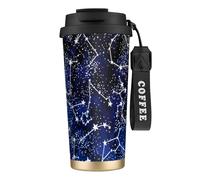 MBCbjg Glow in The Dark Print Insulated Coffee Mug 316 Stainless Steel Vacuum Cup, Keeps Hot and Cold Tea Tumbler