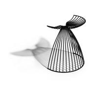 Møbel Copenhagen Angel Footstool Black