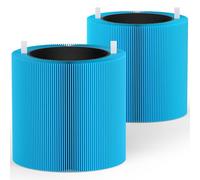 Mbetter 2 Pack Blue Pure 411i Max & 411a Max AllergenBlock Filter Compatible with 411i Max Air Puri-Fier, Activated Carbon Filters
