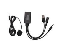 Mbeysaq Professional Car Bluetooth 5.0 Aux in Cable USB Adapter with Microphone Replacement ABS Material Black