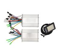 MBGAJTXCB Electric Bike Conversion Kit, 36V 48V 450W P3H Dual Drive Display Panel Controller, Electric Bicycle Display Kit with ABS Material, for DIY Electric Bicycle and Electric