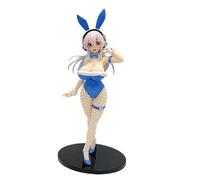 MBGKFNDP 30cm.Super Sonico Bunny Girl Anime Figur mit SUPERSONICO Action Figur Sammlung Modell Puppe Spielzeug