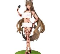MBGKFNDP Wolf Girl Anime Doll jtsgwop Doll/Temperature Control Coloring/Painted Character Model Adult Gift Anime Collection Height 12.6 inches(Temperature Control Color Change)