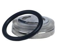 MBH313 2pcs 18mm Motorcycle Master Brake Cylinder Reservoir Sight Glass With Rubber Gasket Compatible With Motorbike Clutch Levers MBH313