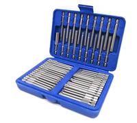 MBH467 50/36 Pcs 75mm Extra Long Magnetic Screwdriver Bit Set Security Head 1/4 Bits Kit Hex Spline MHG378
