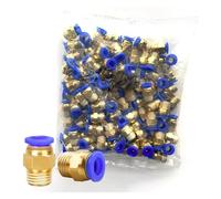 MBH467 50PCS PC Pneumatic Fitting Air Connector Quick Connecors Fitttings PC4-M5 PC4-01 PC6-01 PC6-02 1/8" 1/4" 3/8" 1/2" Male Thread
