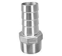 MBH467 6mm 8mm 10mm 12mm 1/2" 1/4" 3/8" 1/8" 304 Stainless Steel B S P Male Thread Pipe Fitting Barb Hose Pagoda Joint Coupling Connector MHG378