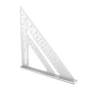 MBH467 Triangle Ruler 7Inch Measurement Tool Aluminium Alloy Carpenter Set Square Angle Woodworking Tools（Metric System） MHG378