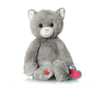 MBHB Digital Voice Recorder Animal w/20 Second Recorder, Dictaphone to Capture Baby's Heartbeat During Pregnancy + Ultrasound, Not a Medical Device, Vintage Gray Kitty