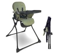 My Babiie MBHC2 Compact Folding Toddler Highchair - Sage Green