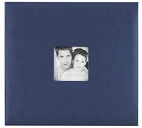 MBI 1-Piece 12 x 12-inch Fashion Fabric Post Bound Album, Blue