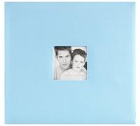 MBI 1-Piece 12 x 12-inch Fashion Fabric Post Bound Album, Sky Blue